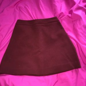 Maroon express skirt